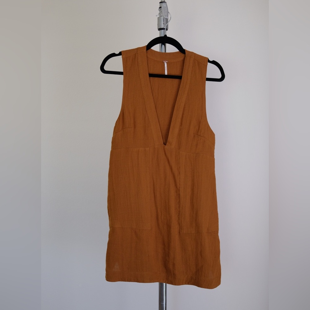 Free People Tan Tank Mini Dress XS